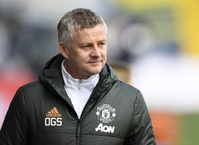 Ole Gunnar Solskjaer (file pic).
