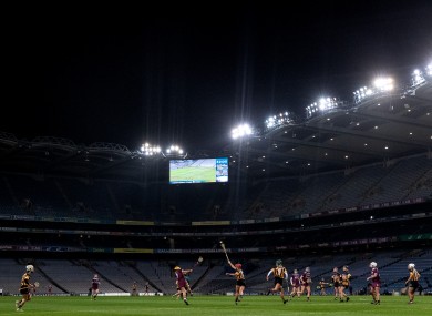 A general view of December's All-Ireland final.