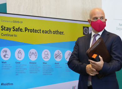 Chief Medical Officer Dr Tony Holohan (file photo).