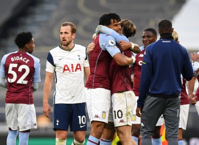 Harry Kane at the final whistle.