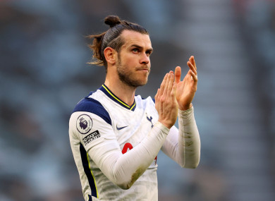 Tottenham Hotspur's Gareth Bale (file pic).