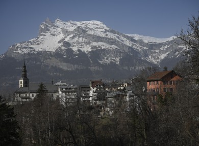 Alps in the Haute-Savoie region of France