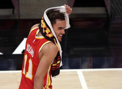 Trae Young and the Hawks are going to the playoffs.