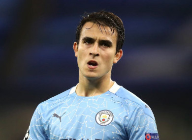The 20-year-old follows Sergio Aguero in moving to Barcelona on a free transfer from City.