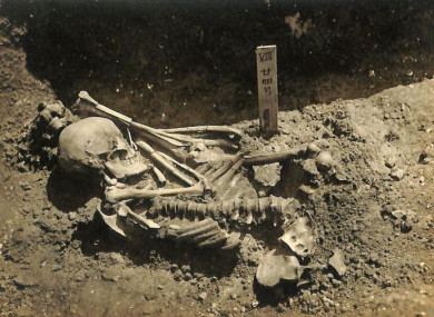 Original excavation photograph of Tsukumo No. 24