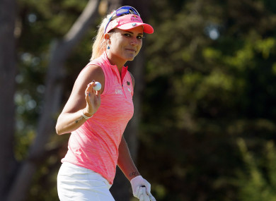 Lexi Thompson during her third round.
