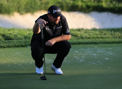 Lowry can boost his Ryder Cup chances with another strong weekend.