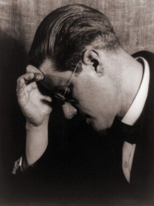 James Joyce (1882-1941) in a 1922 portrait.