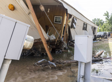The tropical depression, that claimed 13 lives in Alabama, caused flash floods and tornadoes that destroyed dozens of homes.