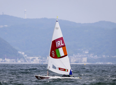 Ireland's Annalise Murphy during Race 3 (file pic).