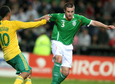 Eddie Nolan pictured while playing for Ireland during a 2009 friendly against South Africa at Thomond Park.