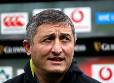Levan Maisashvili fell ill after Georgia's first game in South Africa (file photo).