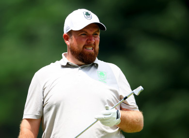 Lowry birdied the par-three 16th to sign for a round of one-under.