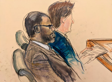 R Kelly in court.