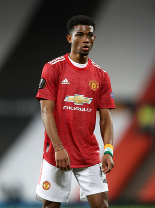 Manchester United's Amad Diallo.