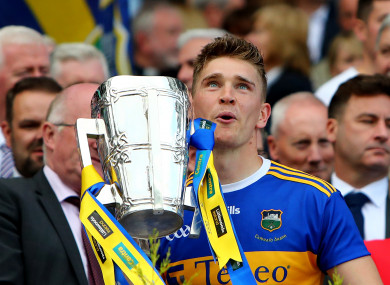 Tipperary's Brendan Maher after winning the 2019 All-Ireland final.