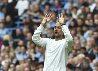 Pep Guardiola is preparing to wave goodbye to Manchester.