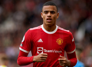 Manchester United's Mason Greenwood.