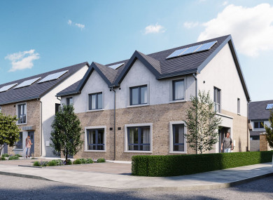 The planned homes at Walker's Gate, in a CGI rendering