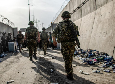 File photo of soldiers in Afghanistan