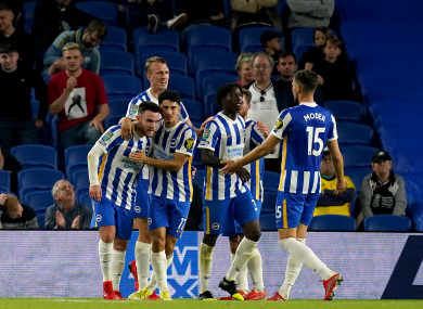 Connolly's two goals were the difference in Brighton's win over Swansea.