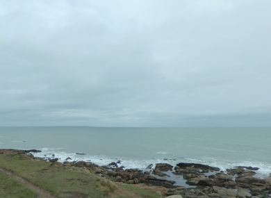 View at Carnsore Point in Wexford.