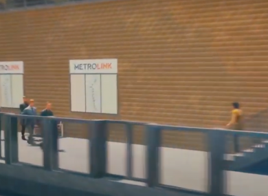 Artist's interpretation of a future MetroLink station.