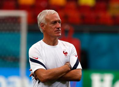 Didier Deschamps (file pic).