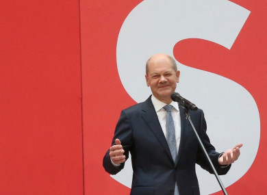 Social Democrat politician Olaf Scholz