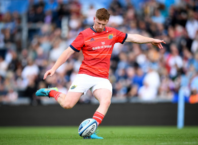Healy starts at 10 for Munster.