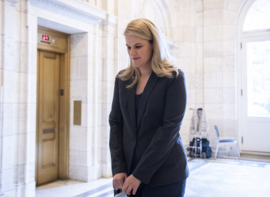 Frances Haugen, a former Facebook employee, arrives to testify during the Senate Commerce, Science and Transportation Subcommittee