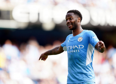 Raheem Sterling (file pic).