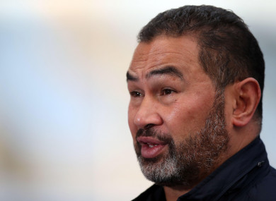 Pat Lam (file pic).