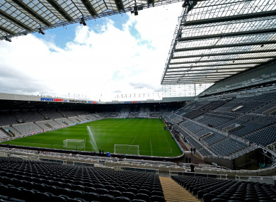 A general view of St James' Park.