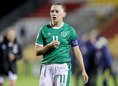 Republic of Ireland captain Katie McCabe.