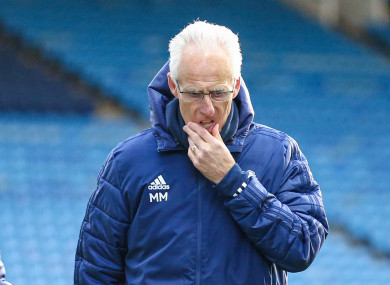 Mick McCarthy (file pic).