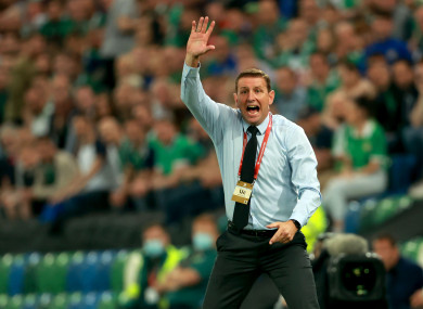 Northern Ireland coach Ian Baraclough.