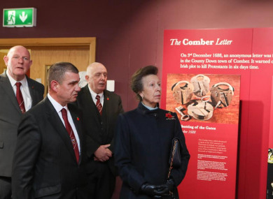 Princess Anne in Derry today