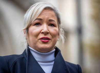 Northern Ireland Deputy First Minister Michelle O'Neill (file photo)