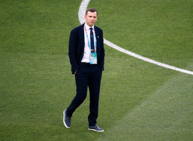 Andriy Shevchenko (file pic).