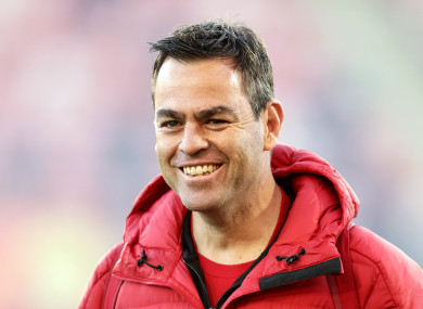 Munster head coach Johann van Graan is part of the group self-isolating in Ireland.
