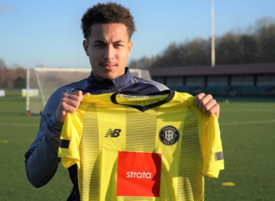 Lewis Richards comes to Harrogate Town on loan from Wolves.