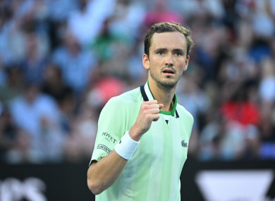Daniil Medvedev (file pic).