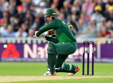 Brendan Taylor playing for Nottinghamshire in 2017.