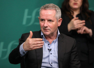 HSE Chief Executive Paul Reid
