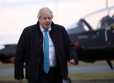 UK Prime Minister Boris Johnson.
