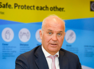 Chief Medical Officer Dr Tony Holohan (file photo)