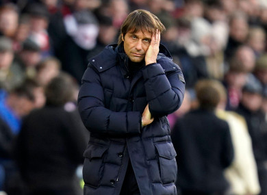 Tottenham Hotspur manager Antonio Conte.