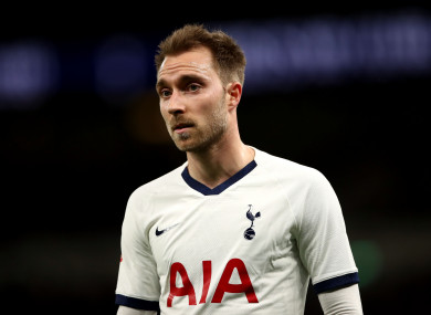 File pic of Christian Eriksen during his time at Spurs.
