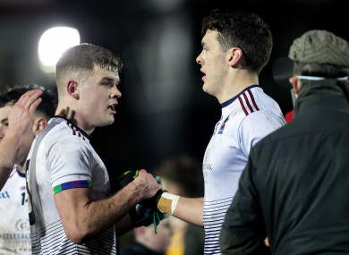 UL's David Clifford celebrates after the game with Gearoid O'Donovan.